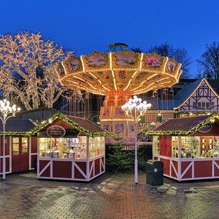 Liseberg i julbelysning